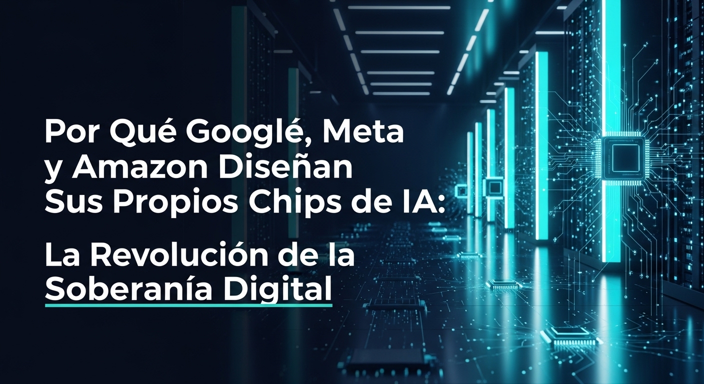 Por Qué Google, Meta y Amazon Diseñan Sus Propios Chips de IA, La Revolución de la Soberanía Digital