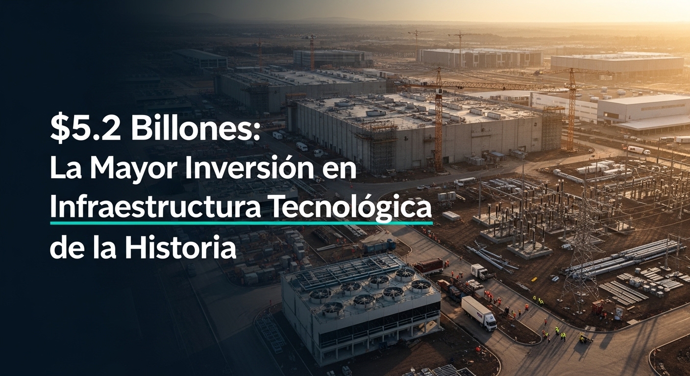 $5.2 Billones, La Mayor Inversión en Infraestructura Tecnológica de la Historia