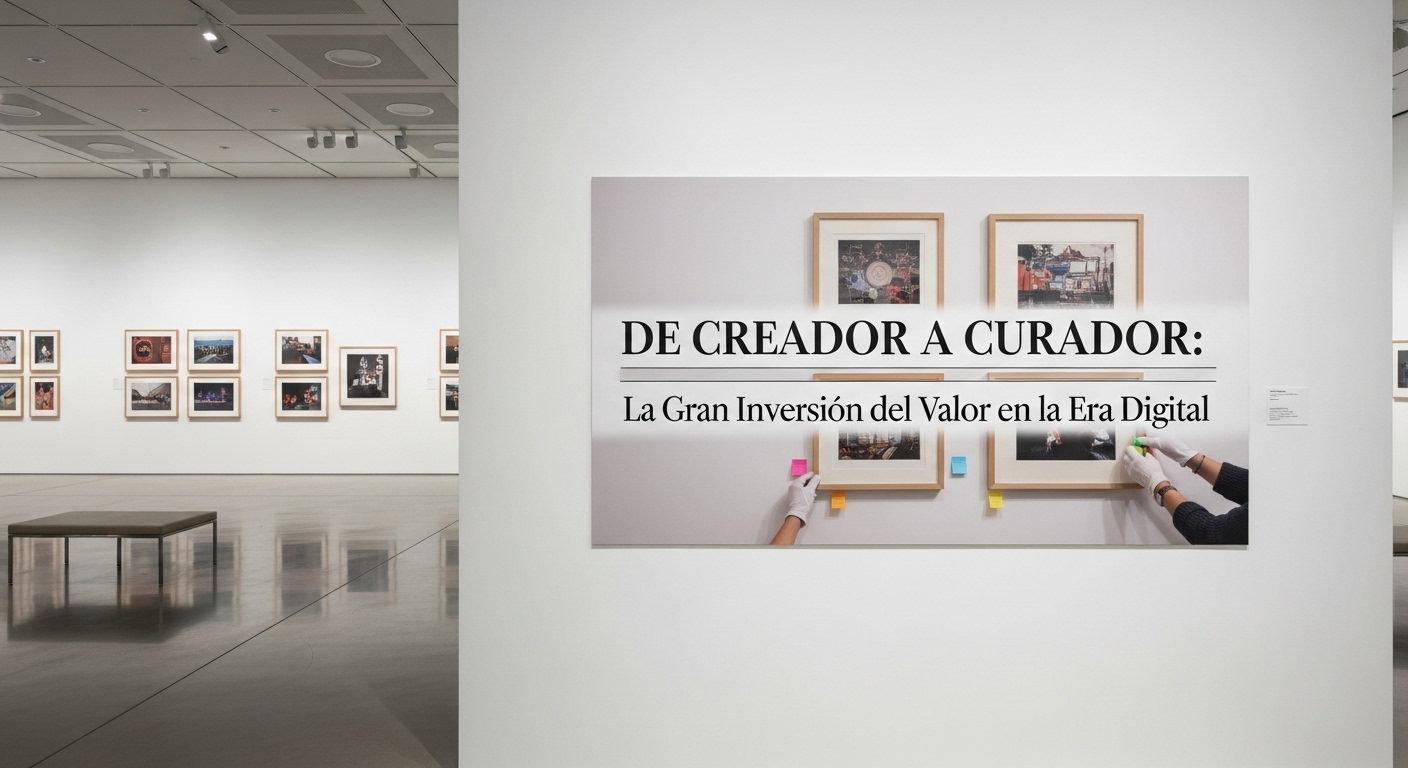 De Creador a Curador, La Gran Inversión del Valor en la Era Digital