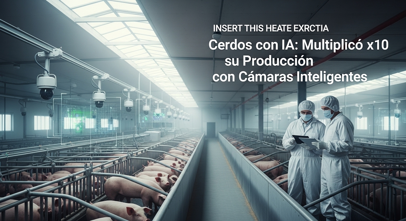 Cerdos con IA, China Multiplicó x10 su Producción con Cámaras Inteligentes
