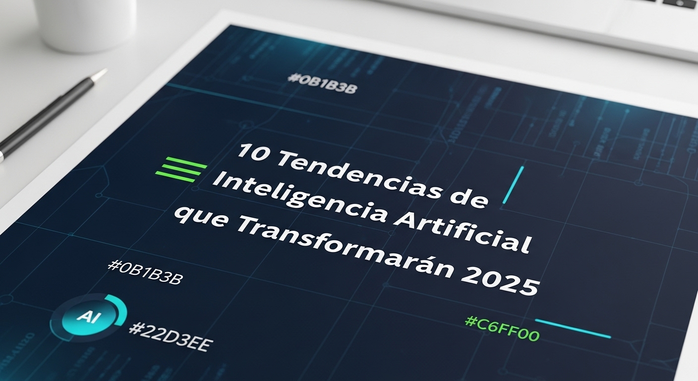 10 Tendencias de Inteligencia Artificial que Transformarán 2025