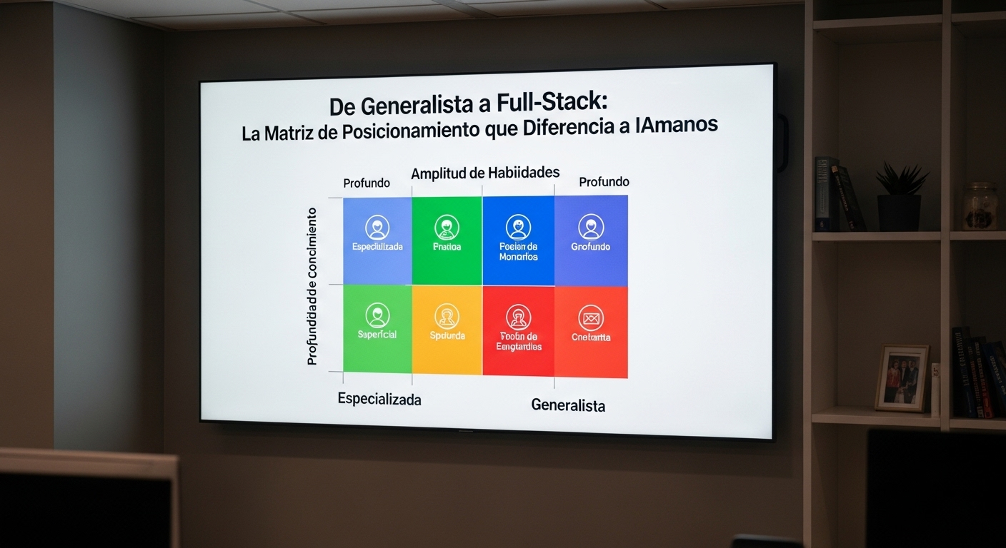 De Generalista a Full-Stack, La Matriz de Posicionamiento que Diferencia a IAmanos