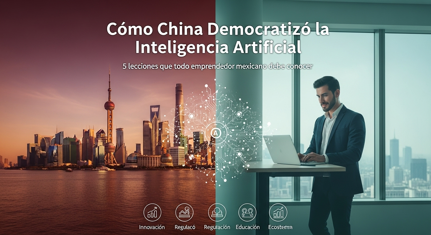 Cómo China Democratizó la Inteligencia Artificial, 5 Lecciones que Todo Emprendedor Mexicano Debe Conocer