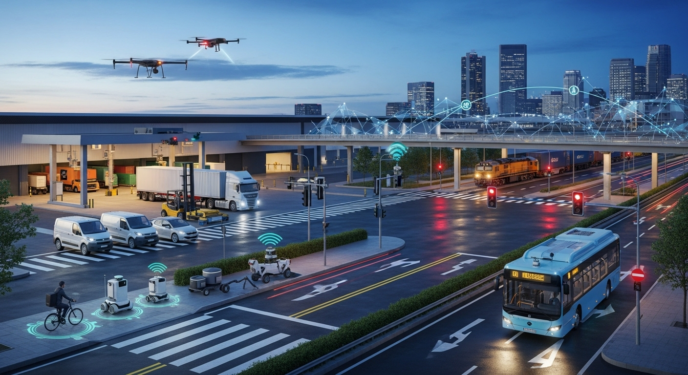 El Fin del Tráfico Como lo Conocemos, Cómo la IA Está Reinventando el Transporte y la Logística