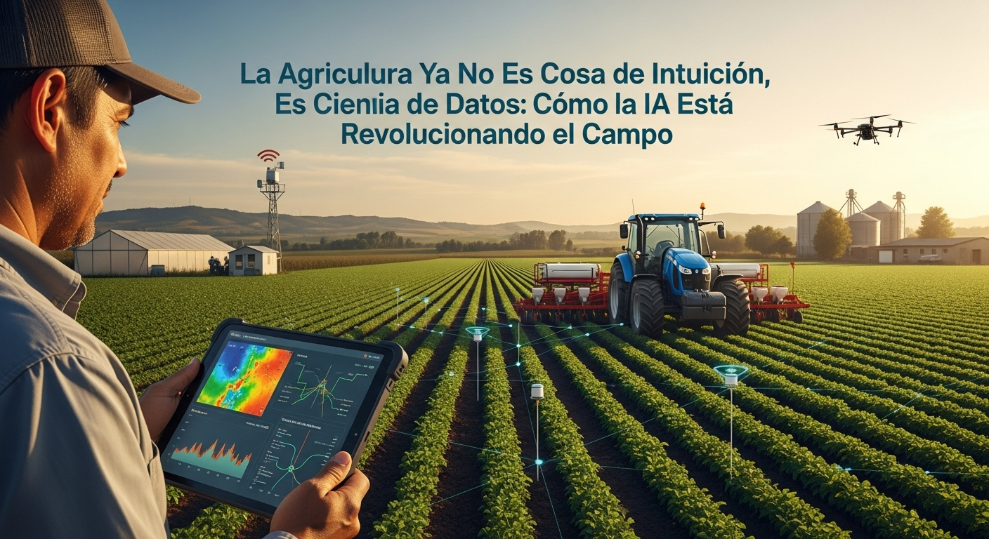 La Agricultura Ya No Es Cosa de Intuición, Es Ciencia de Datos, Cómo la IA Está Revolucionando el Campo