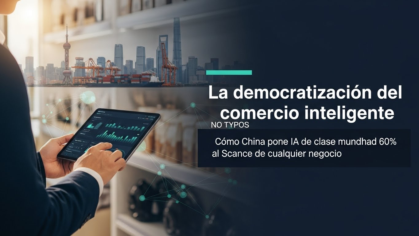 La Democratización del Comercio Inteligente, Cómo China Pone IA de Clase Mundial al Alcance de Cualquier Negocio