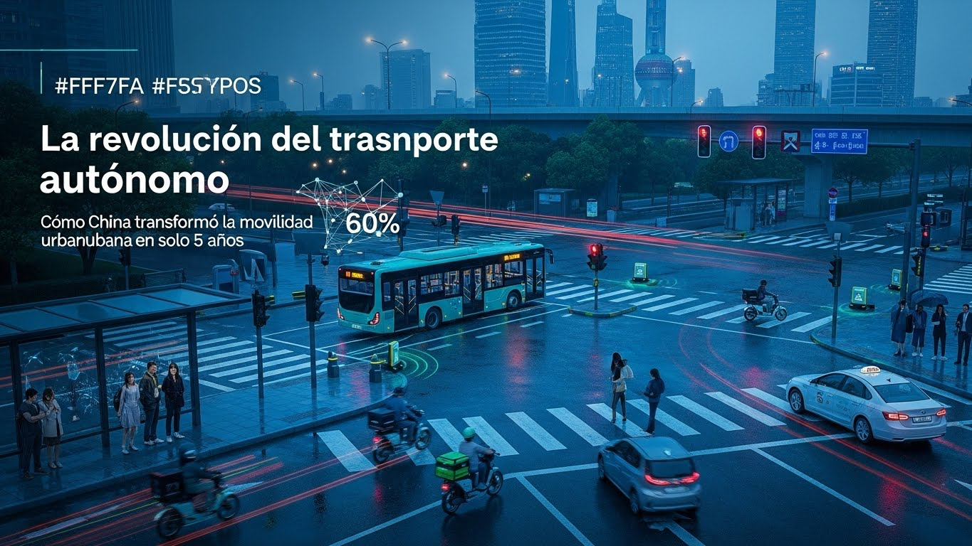 La Revolución del Transporte Autónomo, Cómo China Transformó la Movilidad Urbana en Solo 5 Años