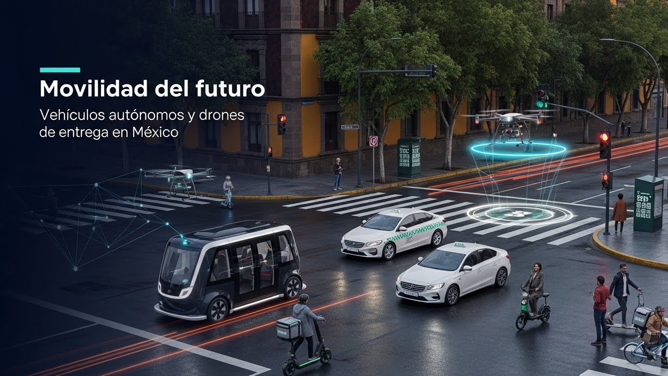 Movilidad del Futuro, Vehículos Autónomos y Drones de Entrega en México