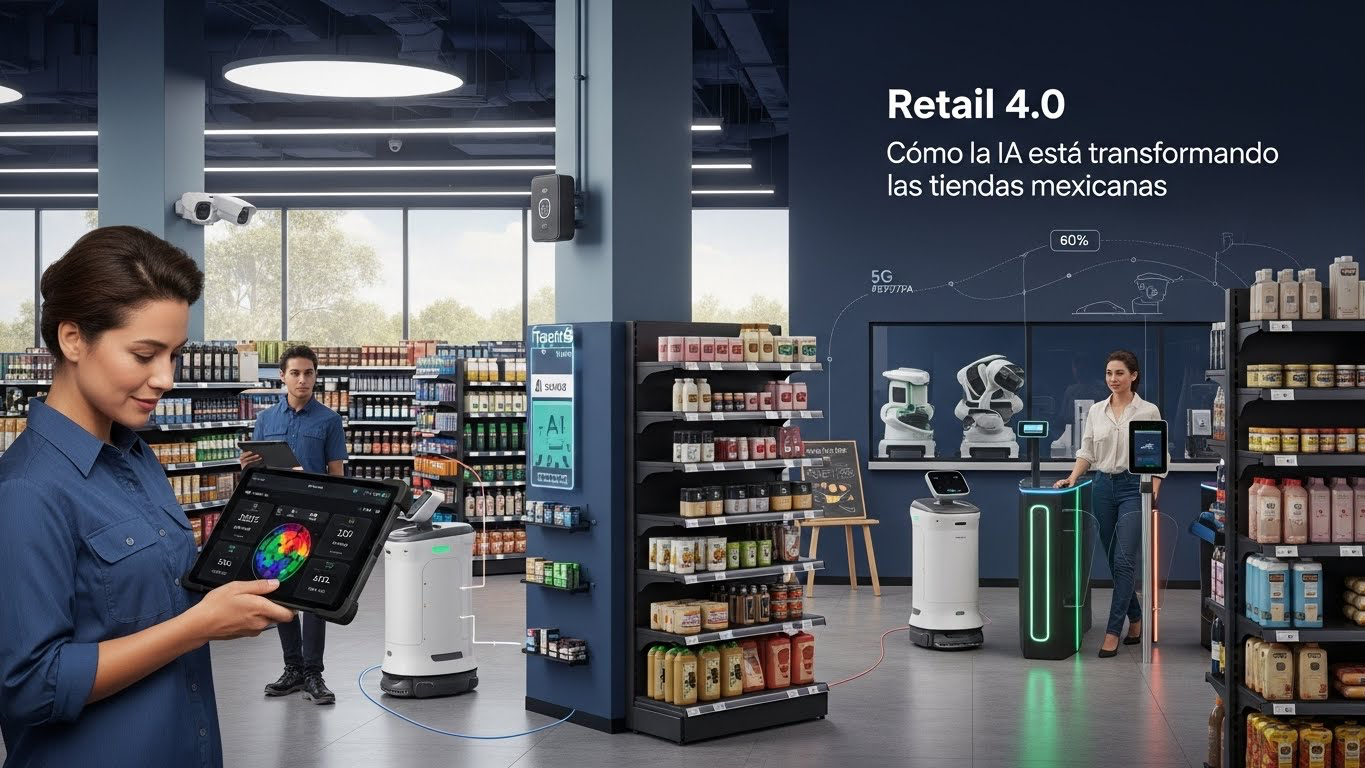 Retail 4.0, Cómo la IA Está Transformando las Tiendas Mexicanas