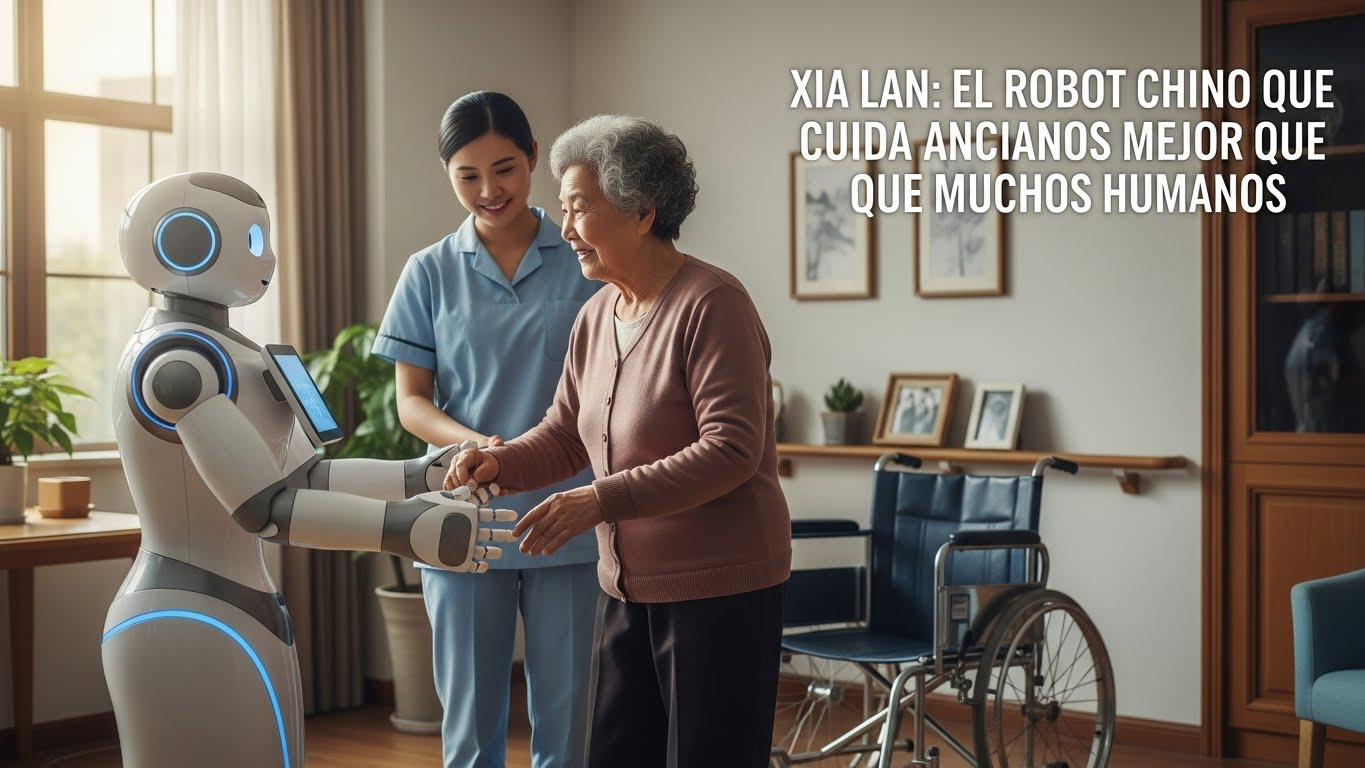  Xia Lan, El Robot Chino que Cuida Ancianos Mejor que Muchos Humanos