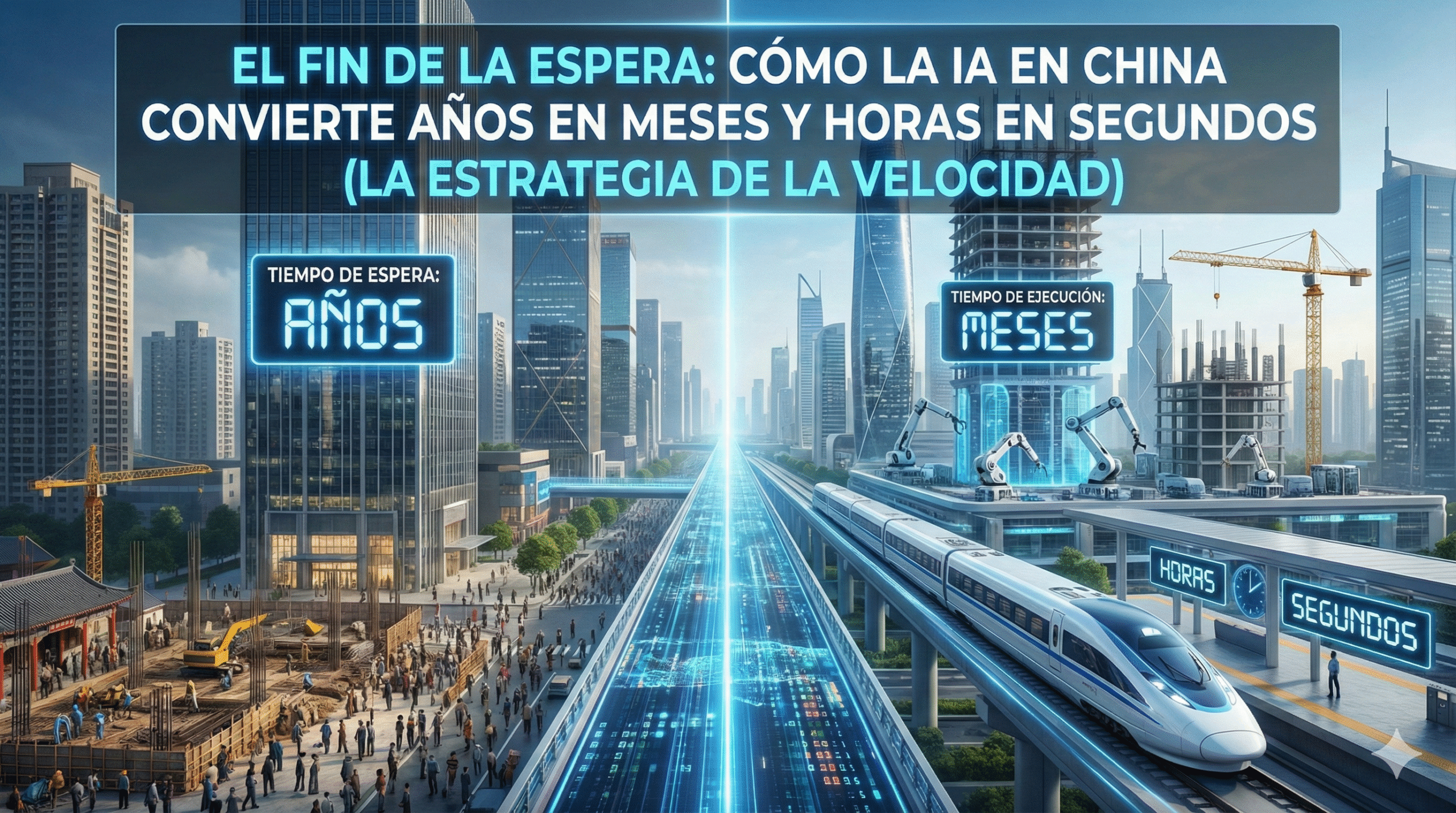 El Fin de la Espera, Cómo la IA en China Convierte Años en Meses y Horas en Segundos (La Estrategia de la Velocidad)
