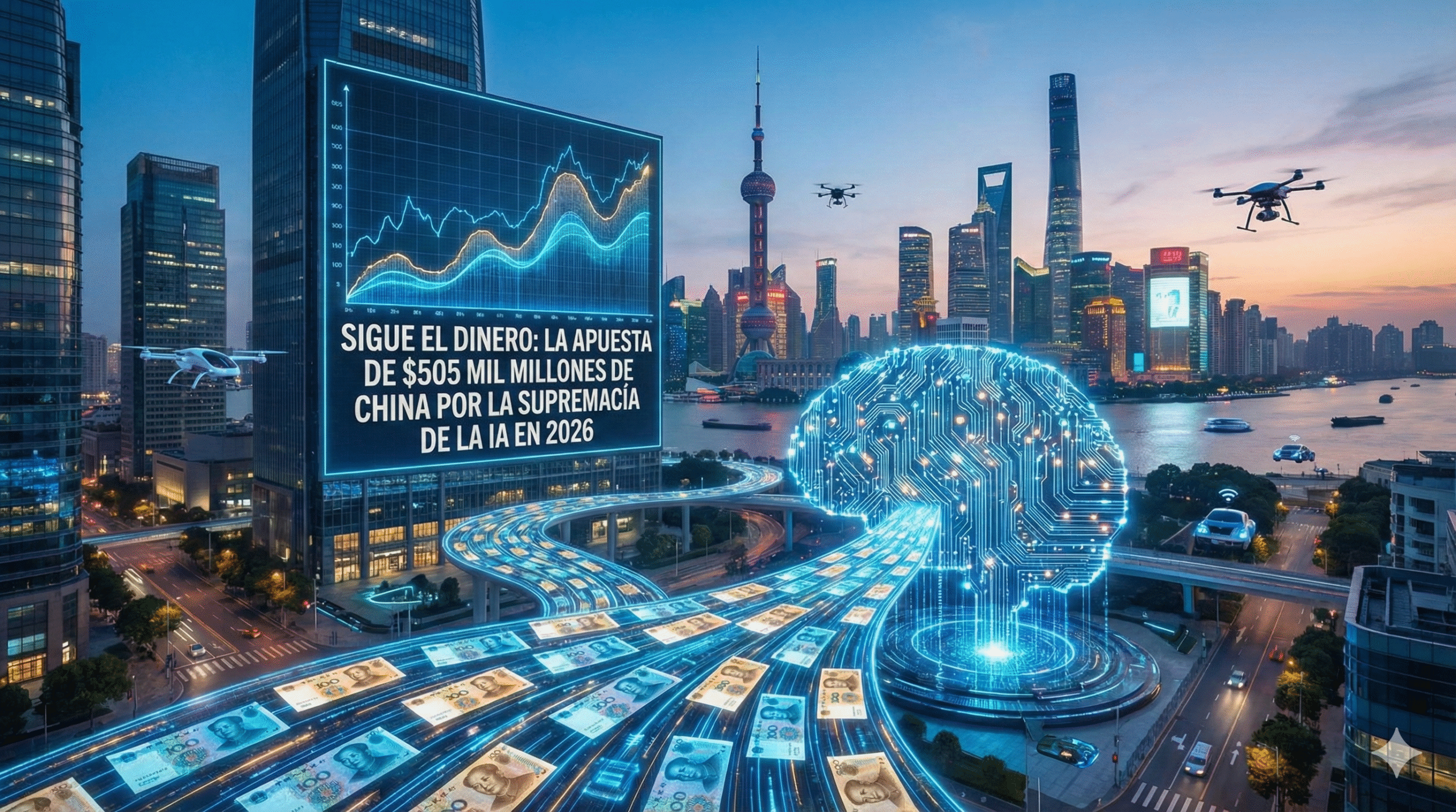 Sigue el Dinero, La Apuesta de $505 Mil Millones de China por la Supremacía de la IA en 2026