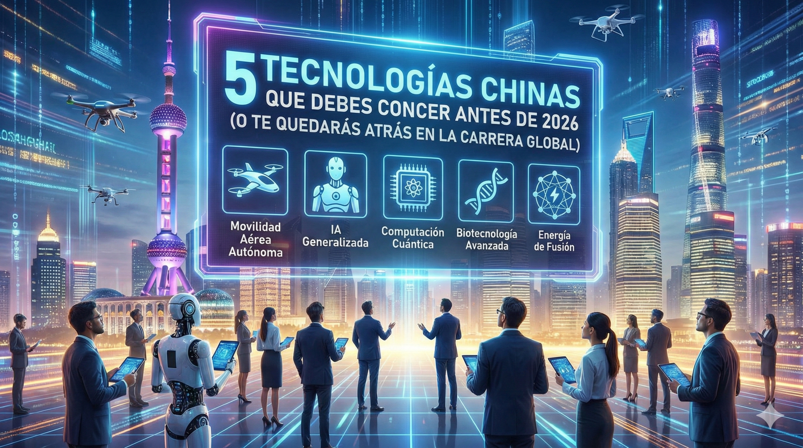 5 Tecnologías Chinas que Debes Conocer Antes de 2026 (O Te Quedarás Atrás en la Carrera Global)