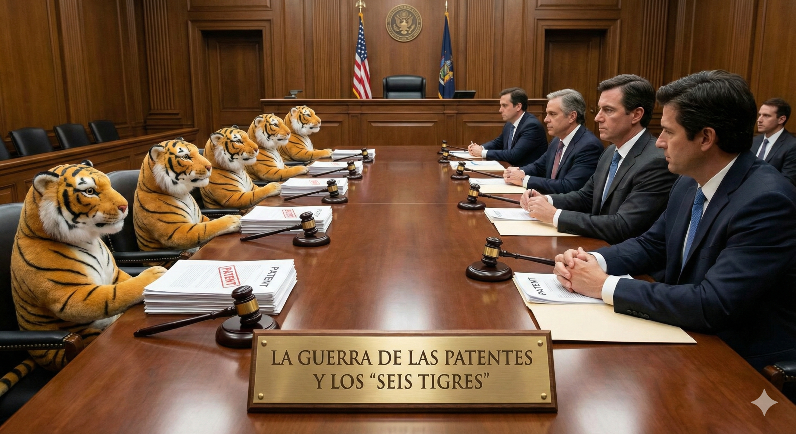 La Guerra de las Patentes y los 6 tigres