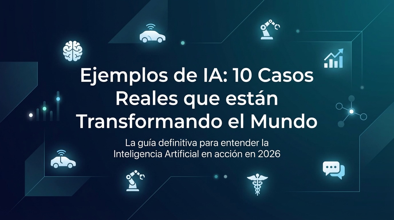 Ejemplos de IA, 10 CasosReales que estánTransformando el Mundo