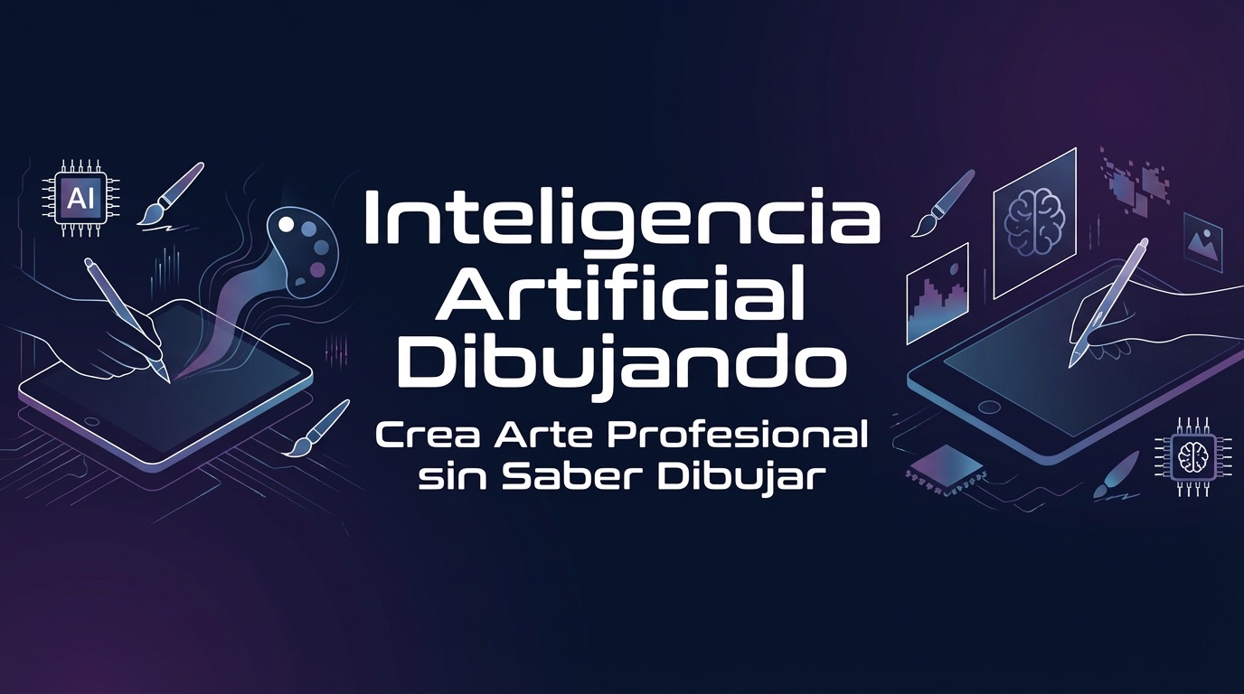 Inteligencia Artificial Dibujando, Crea Arte Profesional sin Saber Dibujar