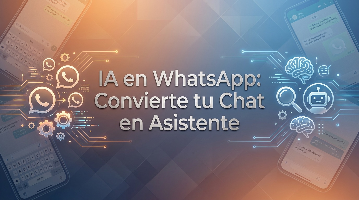 IA en WhatsApp, Convierte tuChat en Asistente
