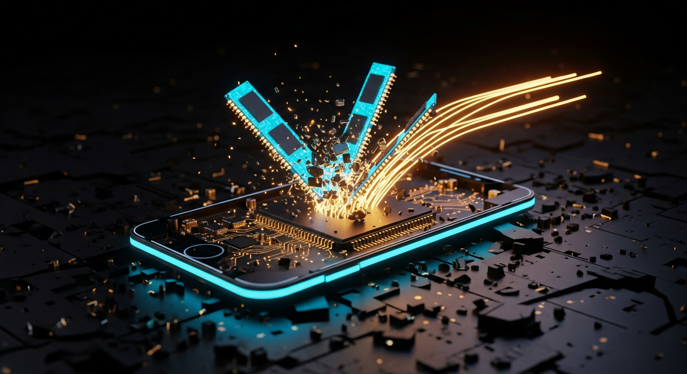 IA devora la RAM: Smartphones en caída histórica 2026