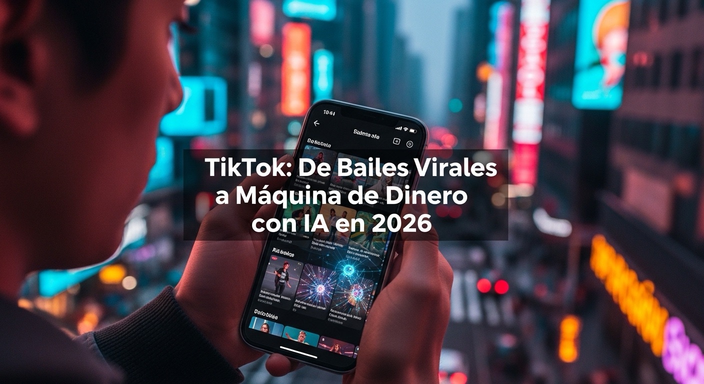 TikTok: De Bailes Virales a Máquina de Dinero con IA en 2026