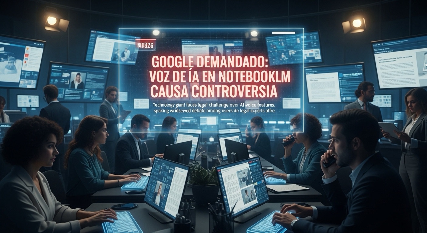 Google Demandado: Voz de IA en NotebookLM Causa Controversia en 2026