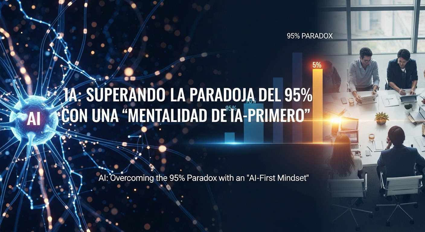 IA: Superando la Paradoja del 95% con un ‘AI-First Mindset’