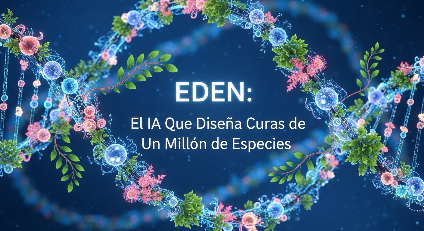 EDEN: La IA que Diseña Curas Desde Un Millón de Especies