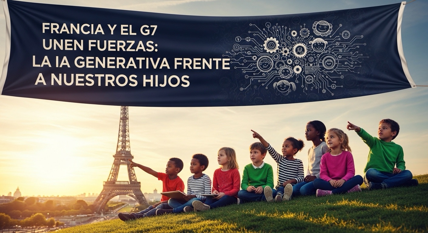 Francia y G7 Unen Fuerzas: La IA Generativa Frente a Nuestros Hijos