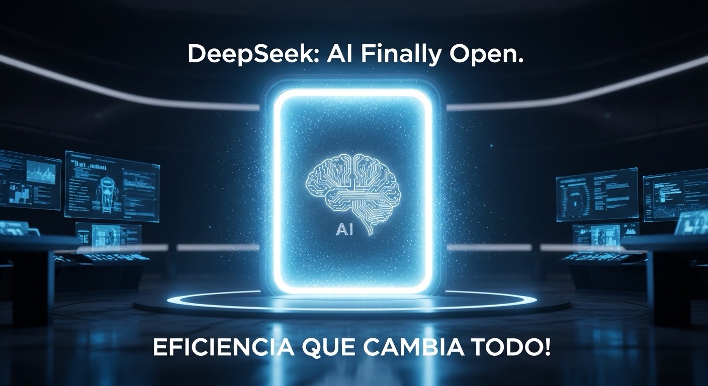 DeepSeek: IA Abierta al Fin. ¡Eficiencia que Cambia Todo!