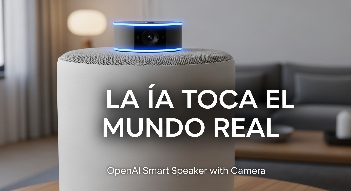 Altavoz Inteligente con Cámara de OpenAI: La IA Toca el Mundo Real