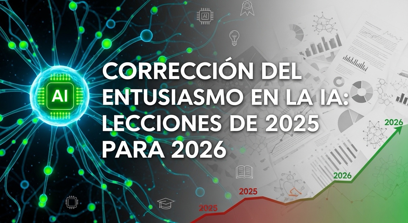 Corrección del Entusiasmo en IA: Lecciones de 2025 para 2026