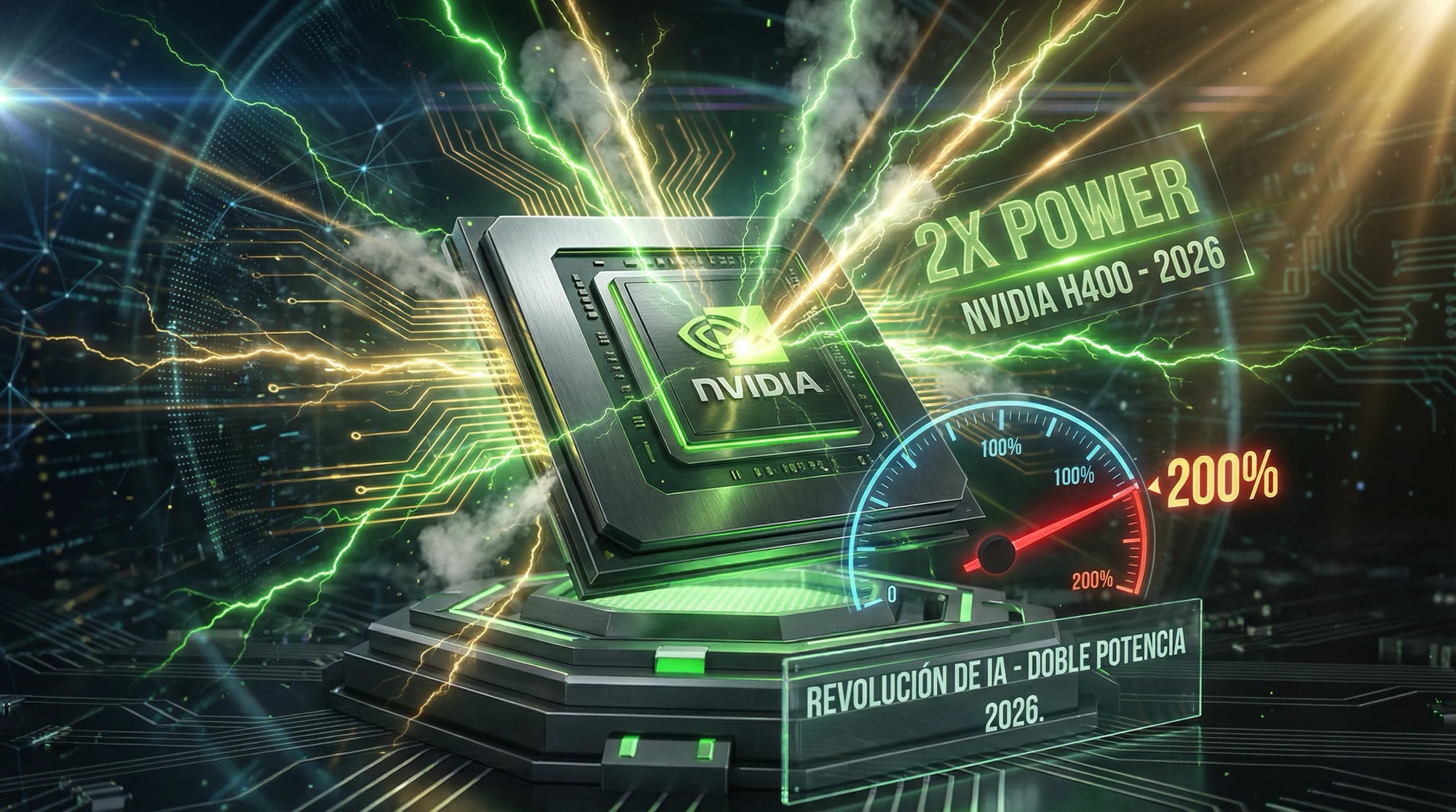 Nuevos Chips NVIDIA H400: El Doble de Potencia para IA en 2026