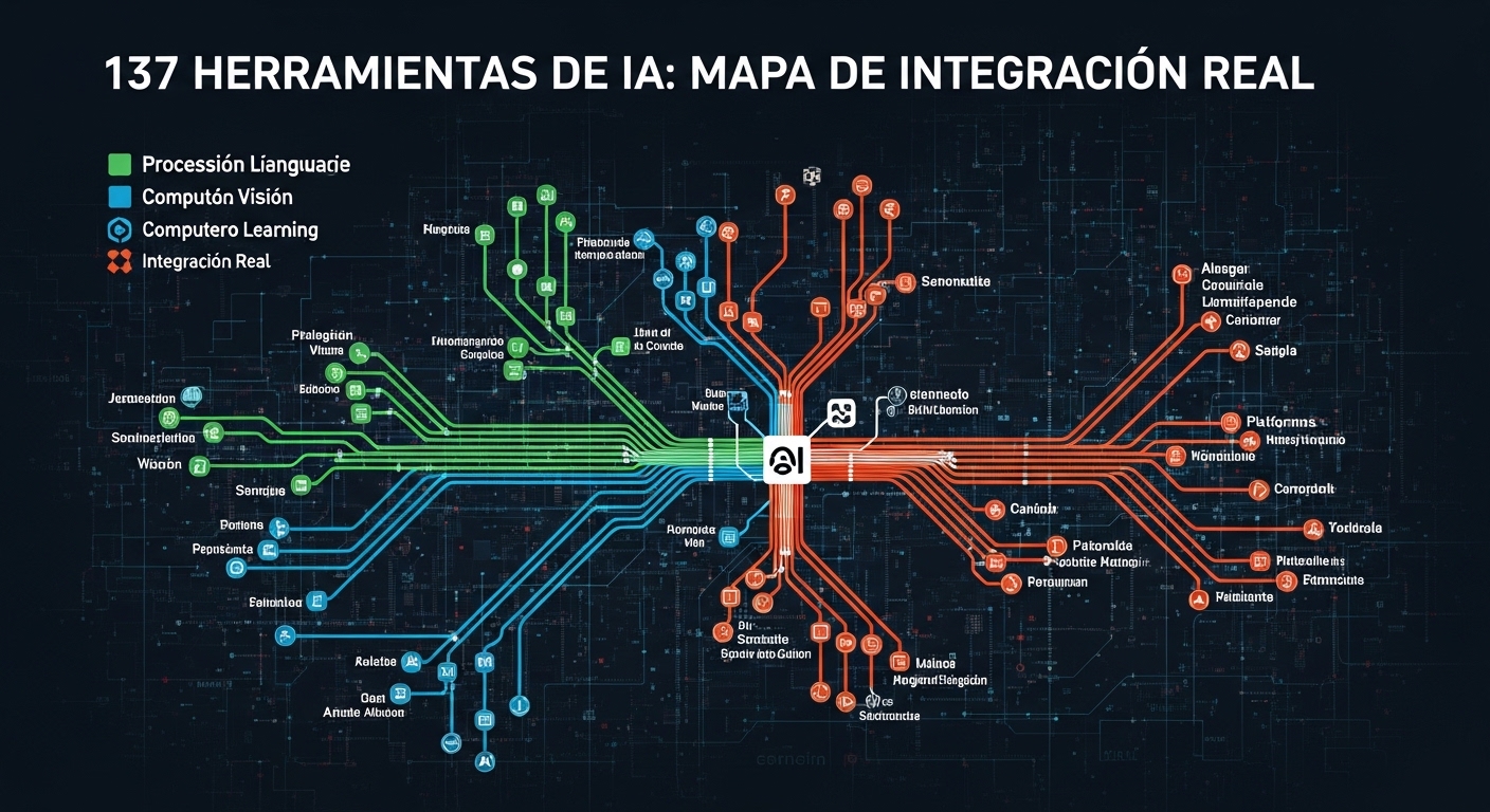 137 Herramientas de IA: Mapa de Integración Real