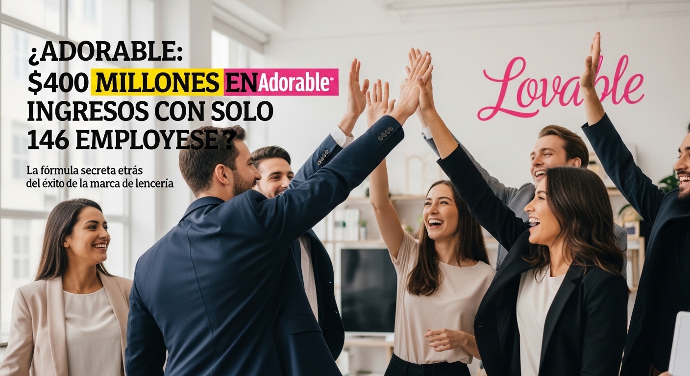 Lovable: 400 MDD de Ingresos con Solo 146 Empleados