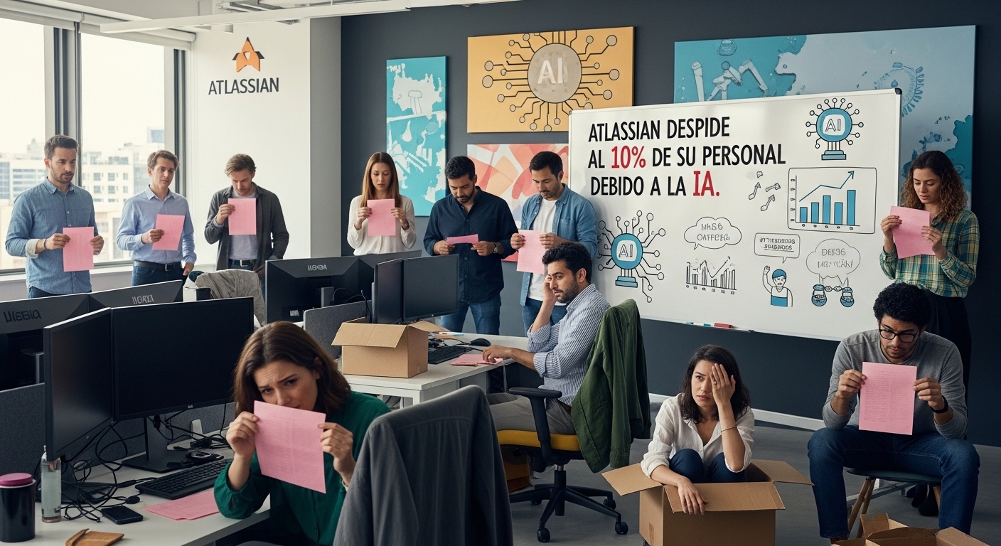 Atlassian despide al 10% de su plantilla por la IA