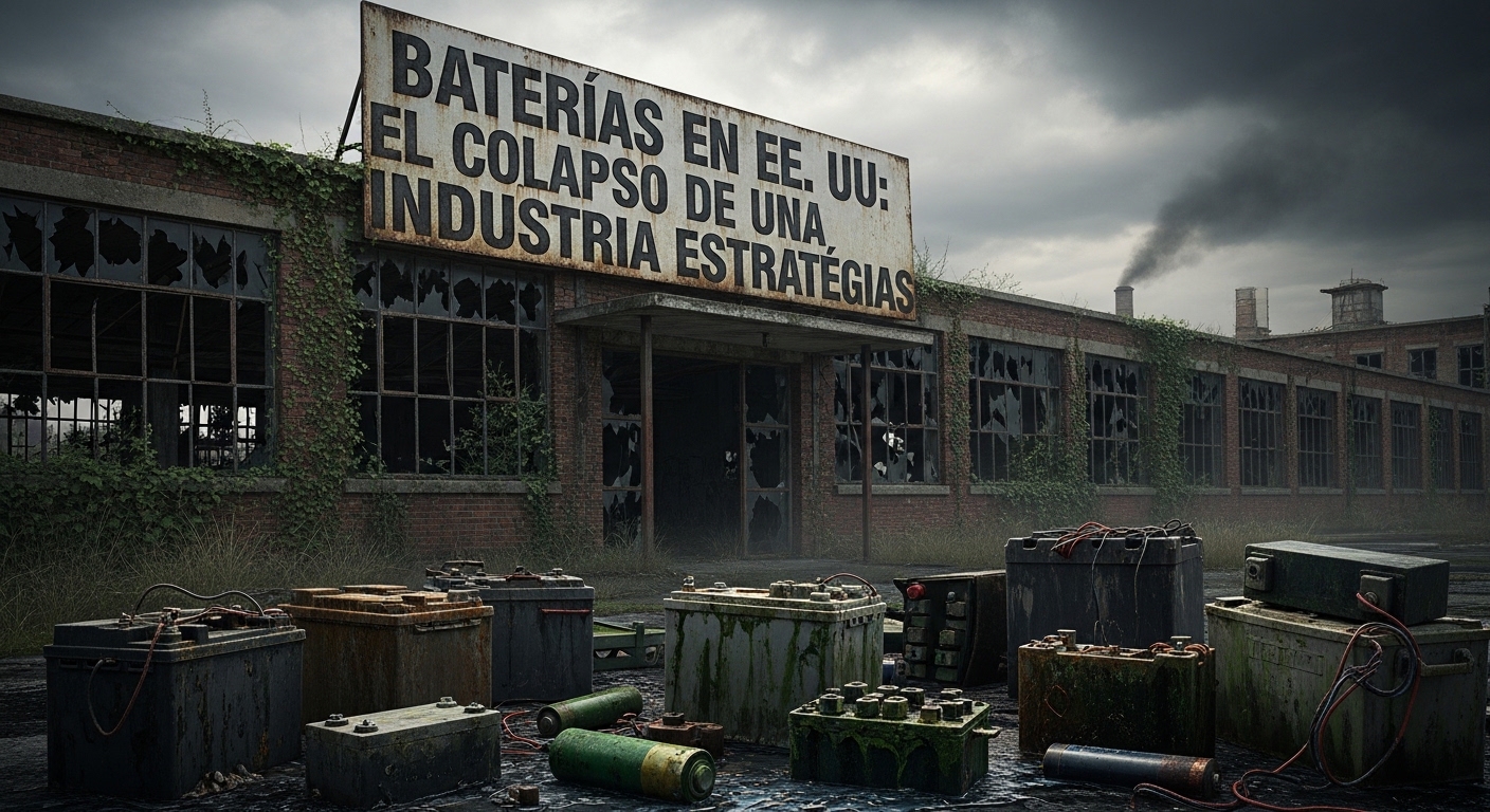 Baterías en EE.UU.: Colapso de una Industria Estratégica