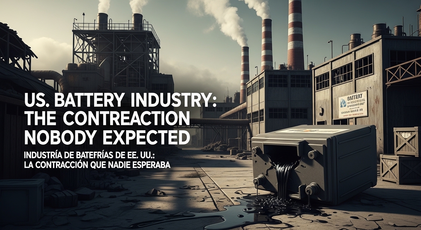 Industria de Baterías en EE. UU.: La Contracción que Nadie Esperaba