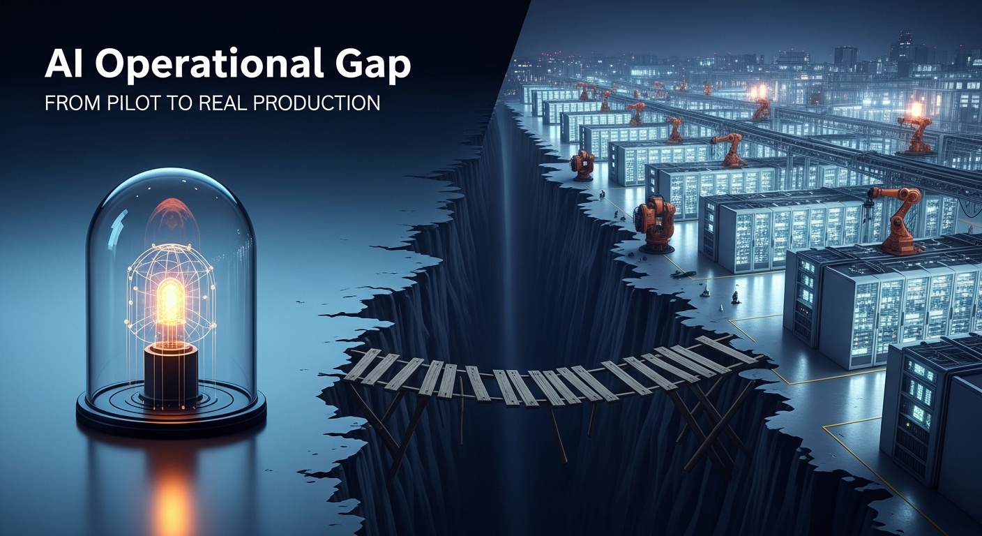 Brecha Operativa de IA: De Piloto a Producción Real