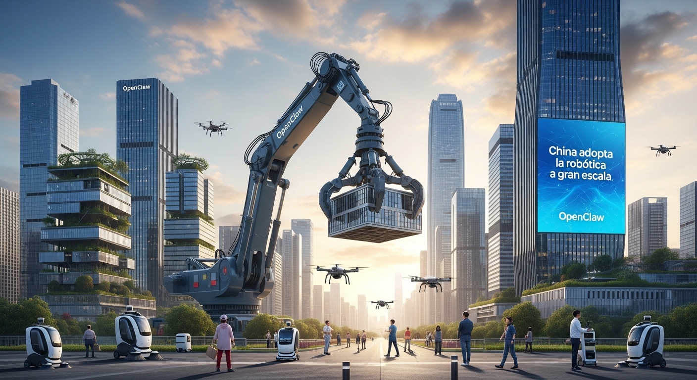 OpenClaw en Shenzhen: China adopta robótica a escala masiva