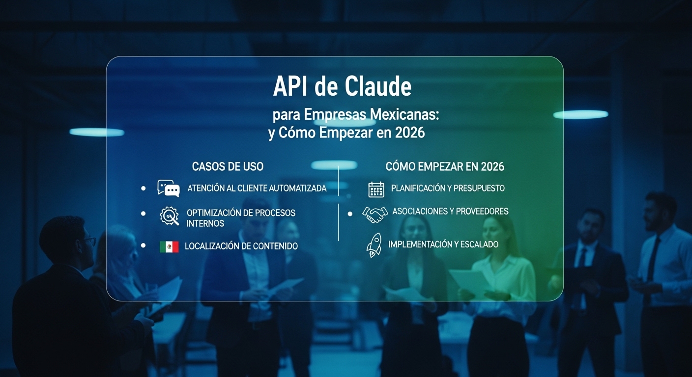 Claude API para Empresas Mexicanas: Casos de Uso y Cómo Empezar en 2026