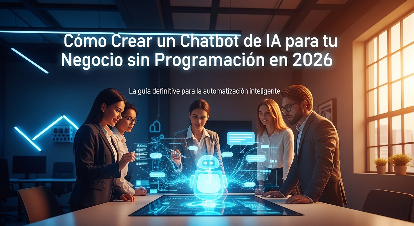 Cómo Crear un Chatbot con IA para tu Empresa sin Programar en 2026