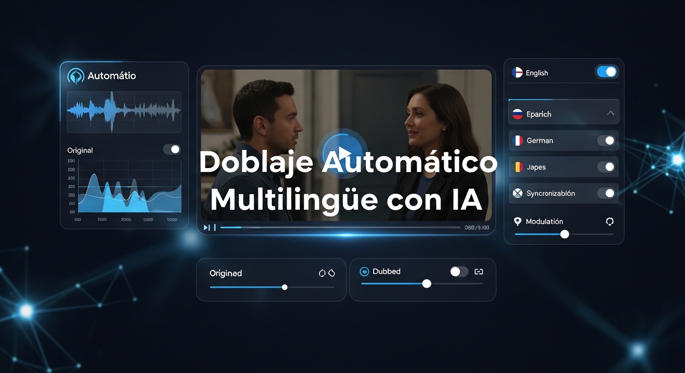 Descript: Doblaje Multilingüe Automático con IA a Escala
