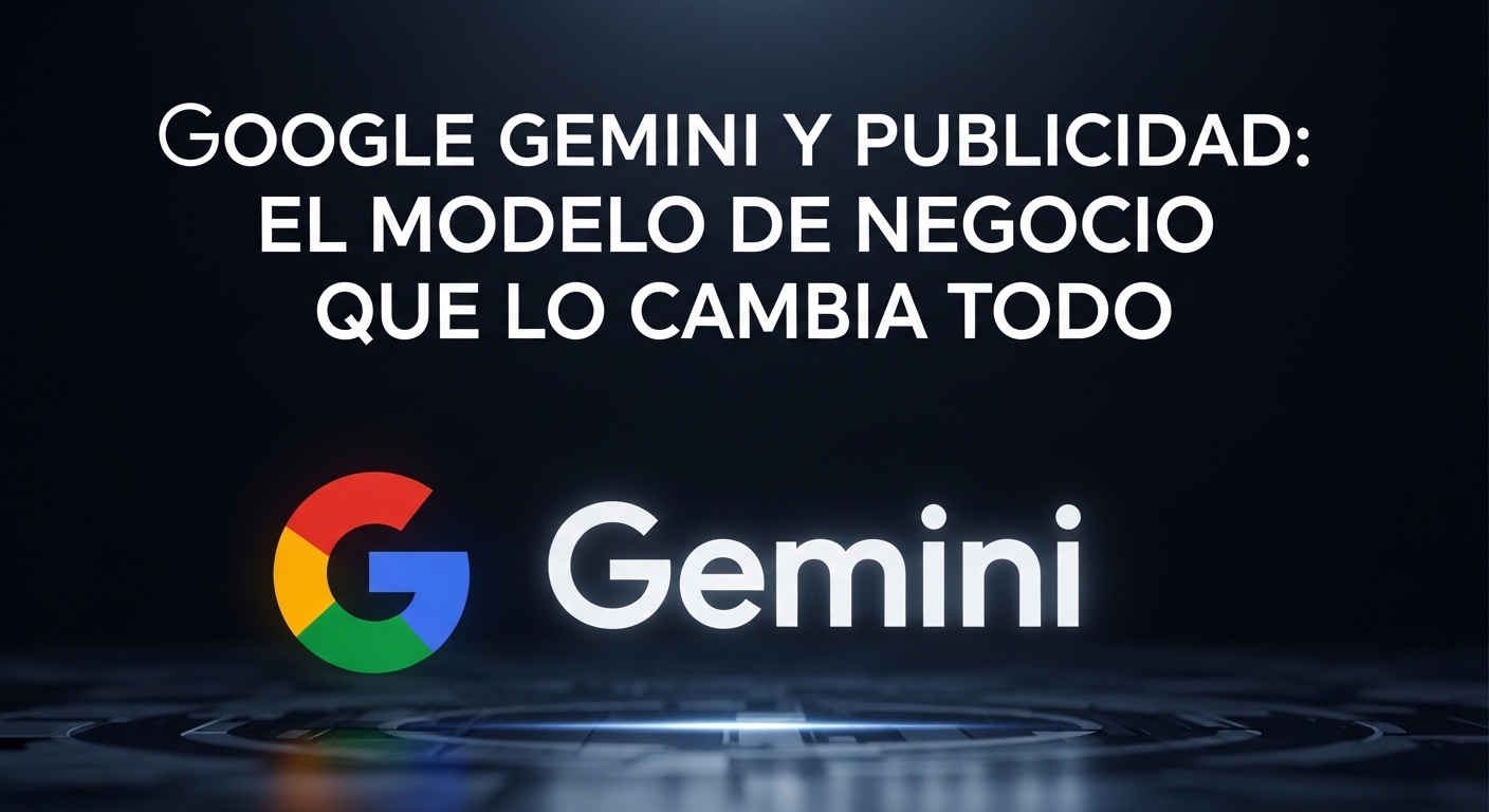Google Gemini y Publicidad: El Modelo de Negocio que Cambia Todo