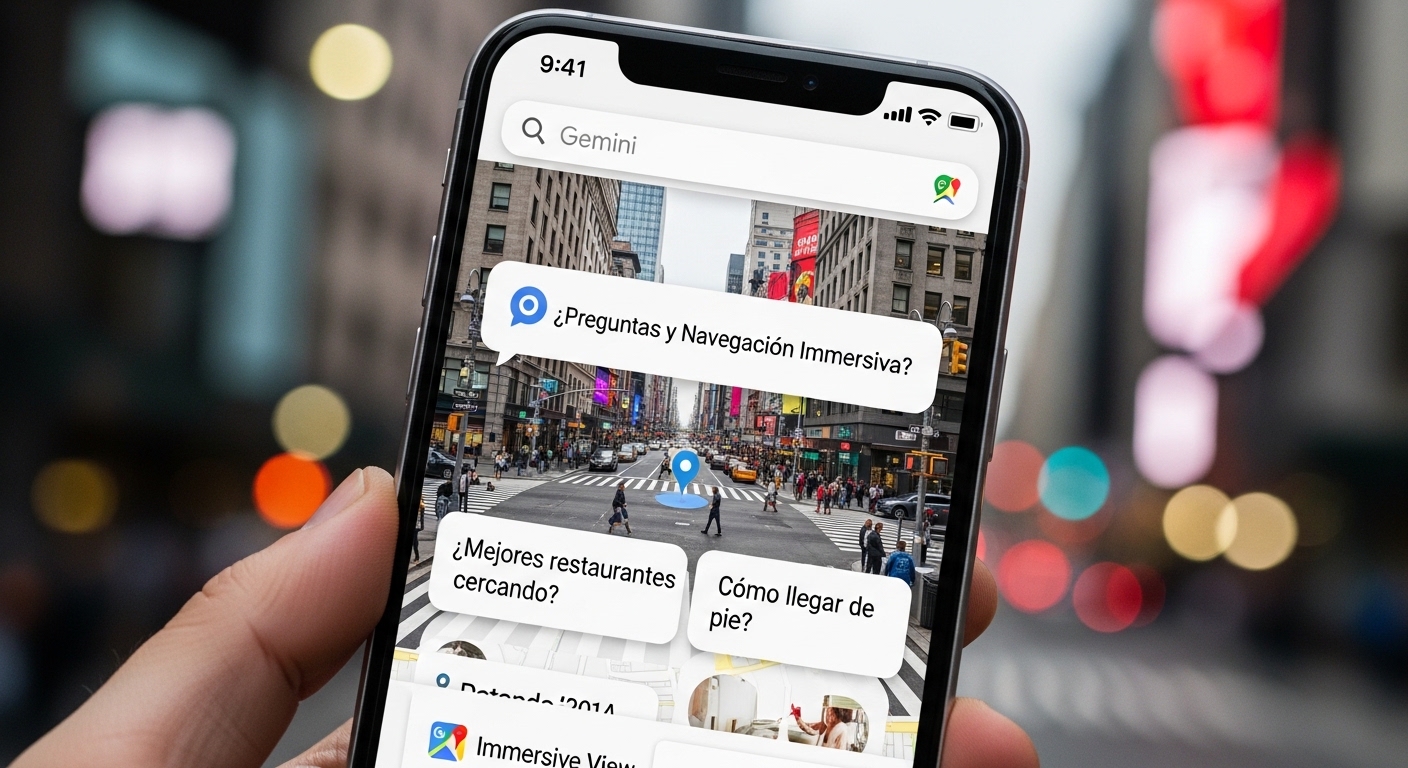 Google Maps con Gemini: Preguntas y Navegación Inmersiva