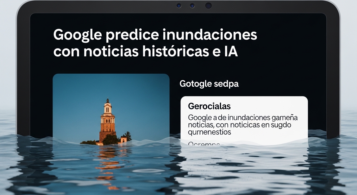 Google predice inundaciones con noticias históricas e IA