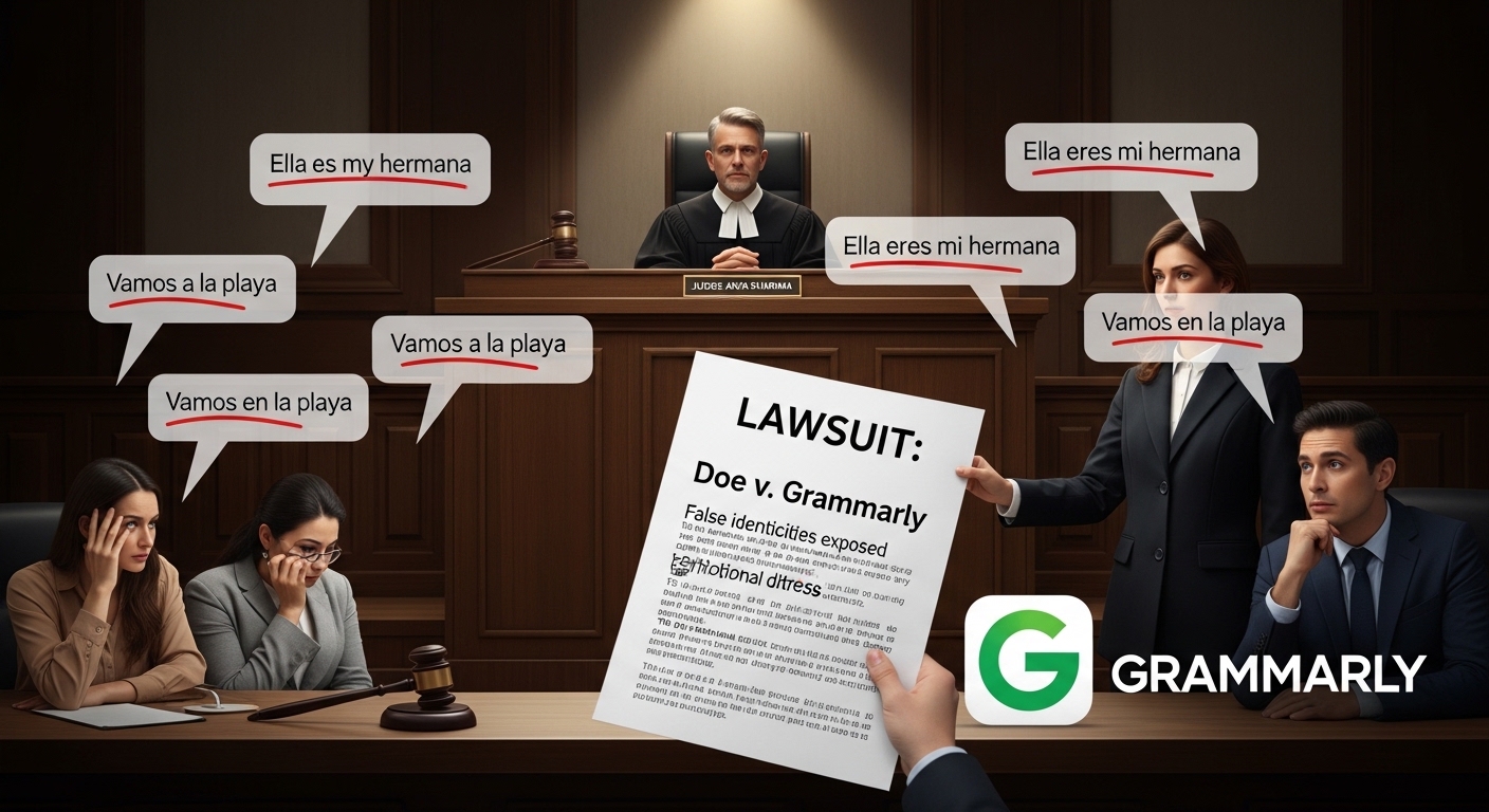 Grammarly demandada: Identidades reales, correcciones falsas