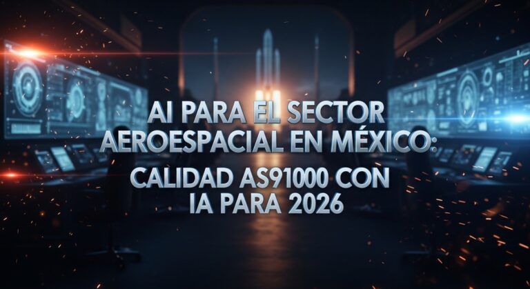 IA en Aeroespacial y Manufactura México 2026