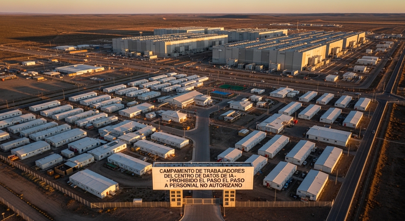 Centros de Datos de IA y los Campamentos de Trabajadoresxa