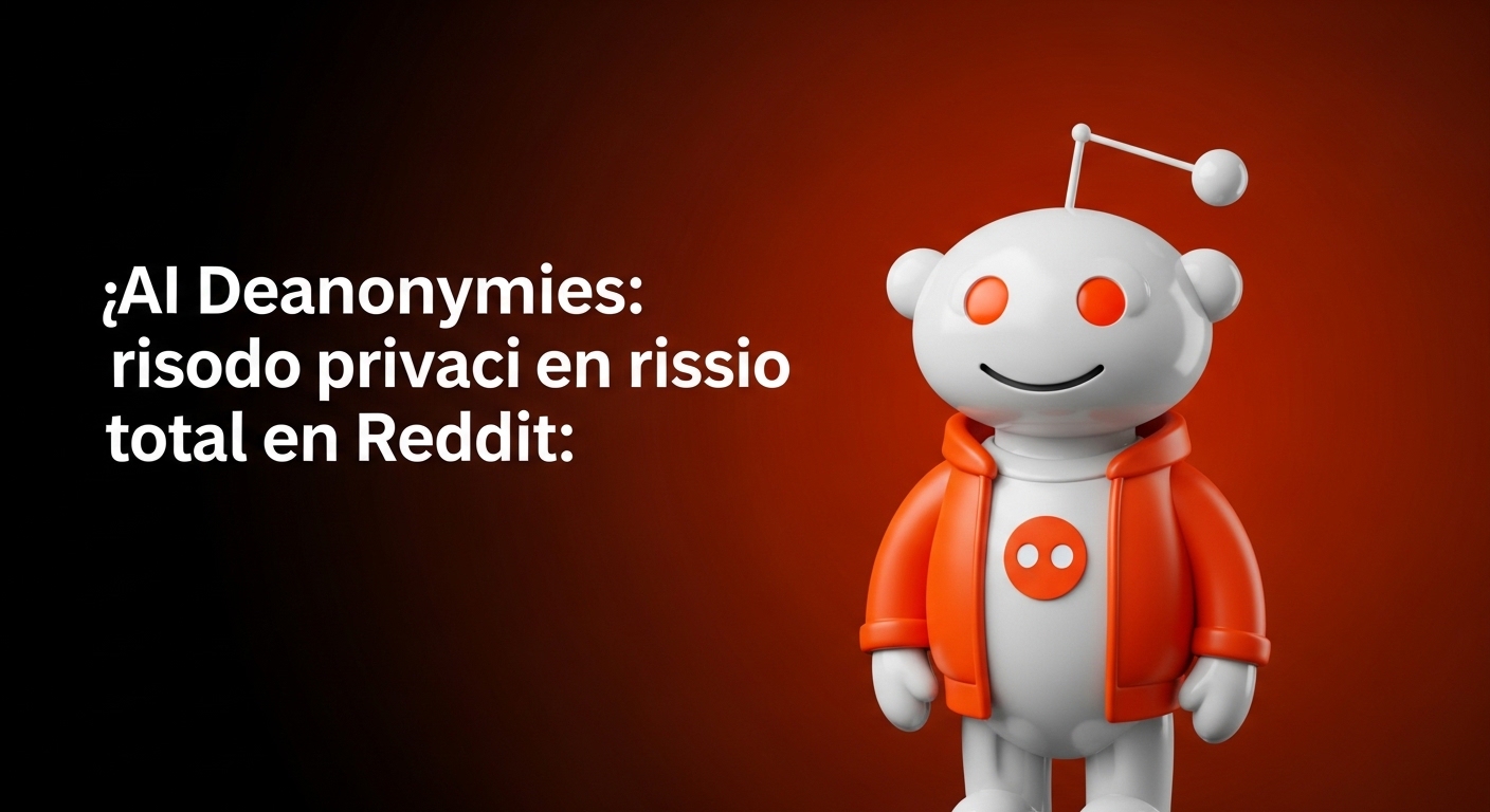 IA desanonimiza Reddit: privacidad en riesgo total