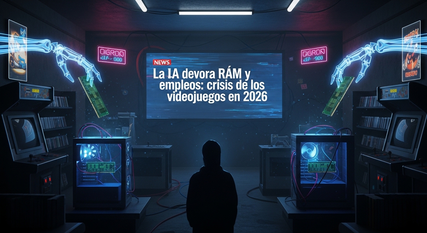 IA devora RAM y empleos: La crisis del videojuego en 2026