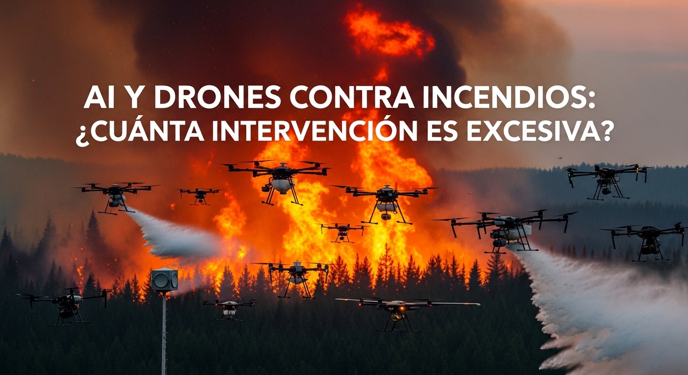 IA y Drones contra Incendios: ¿Cuánta Intervención es Excesiva?